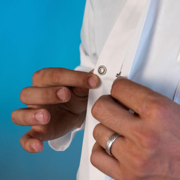 Blouse CONFOPED Homme Manche Longue avec Bouton