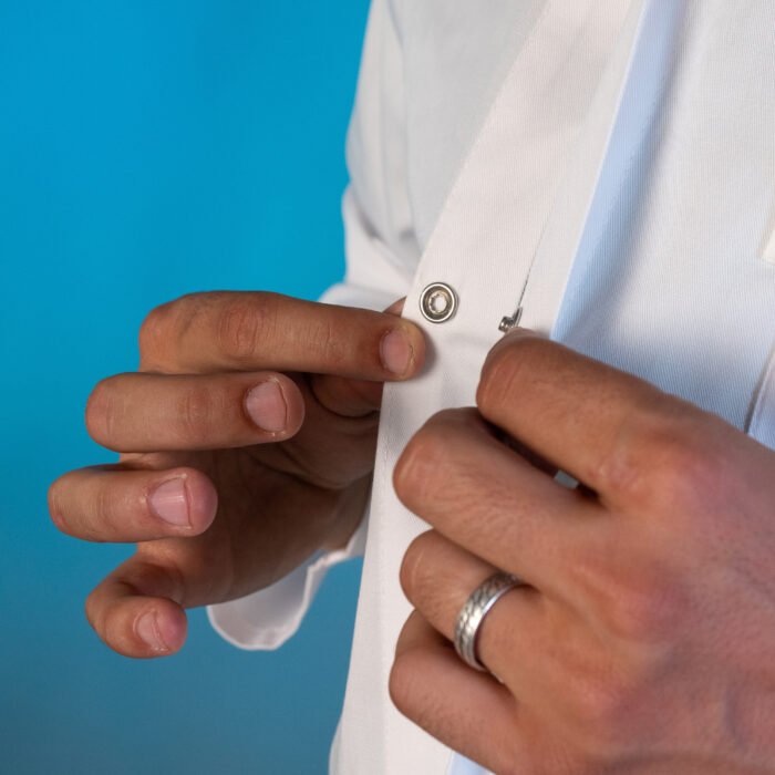 Blouse CONFOPED Homme Manche Longue avec Bouton