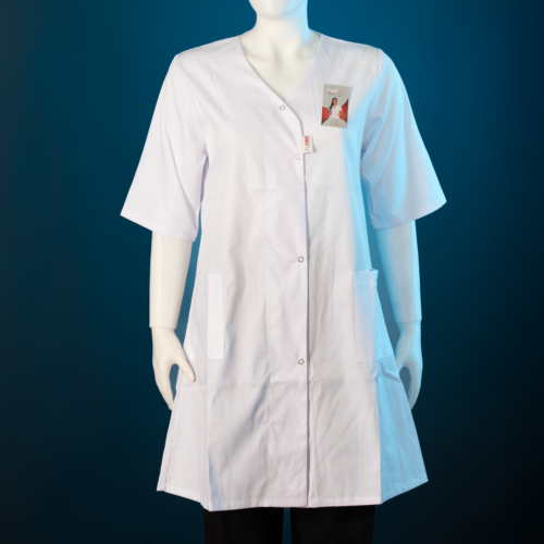 Blouse CONFOPED Femme Demi-Manche avec Bouton